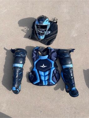 All-Star Youth S7 Catcher's Gear Set Blue Like New